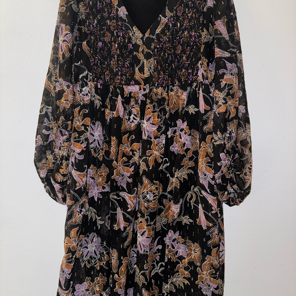 Floral Long Sleeve Dress